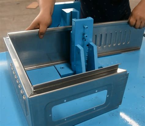 metal electrical switch box making machine|Metal switch box making machine .